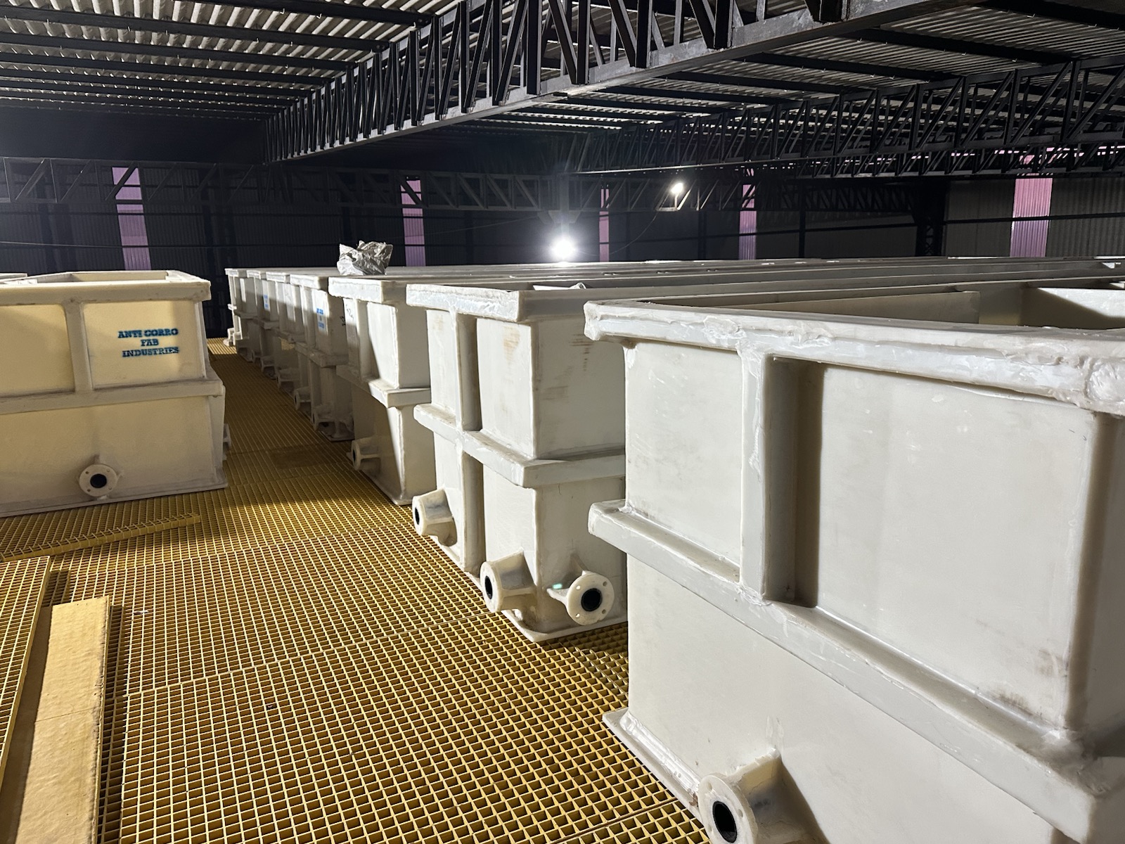PP-FRP Tank Fabrication at ACFI workshop