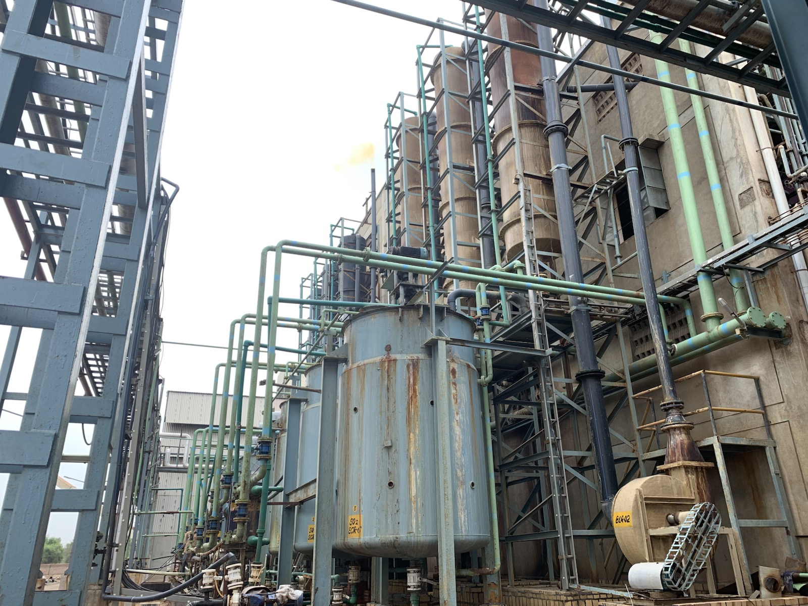 PP-FRP industrial scrubbing system