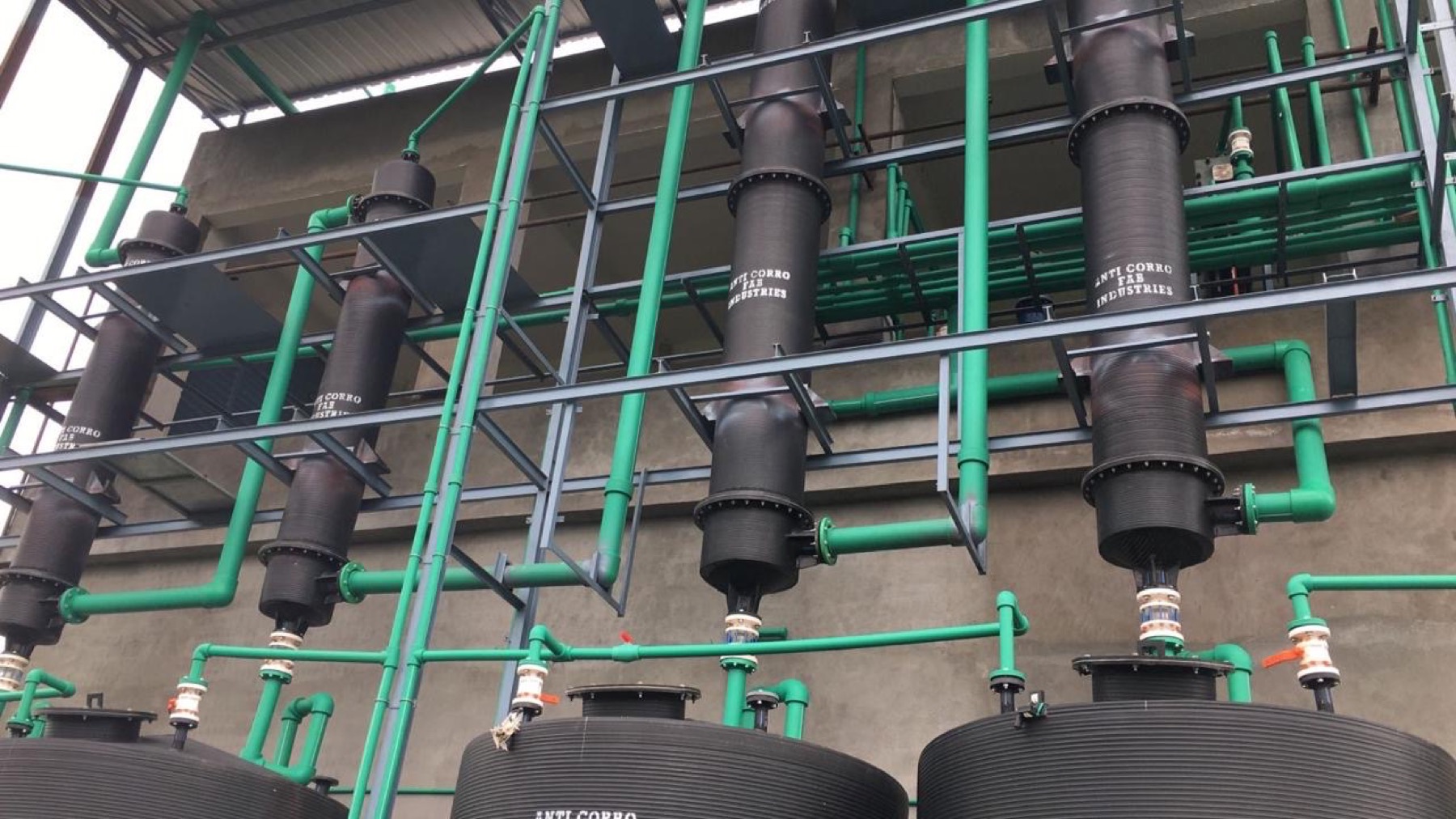 HDPE industrial pipes