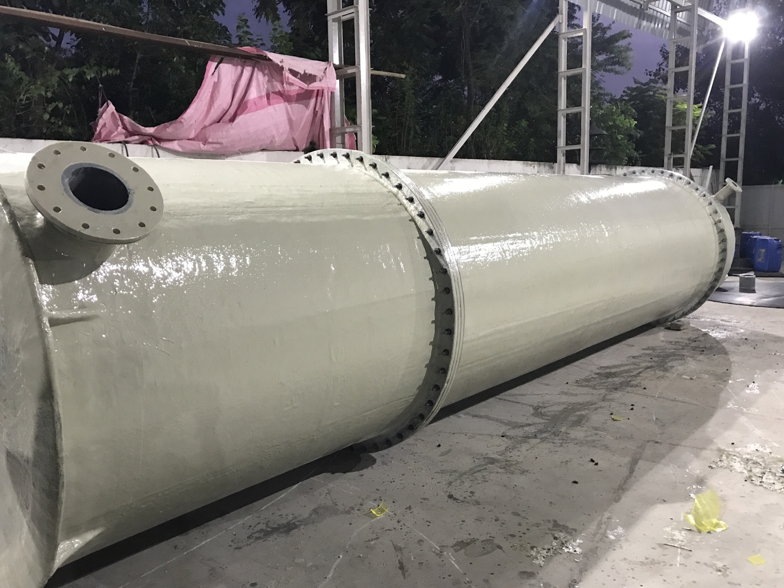PP-FRP industrial scrubbing system